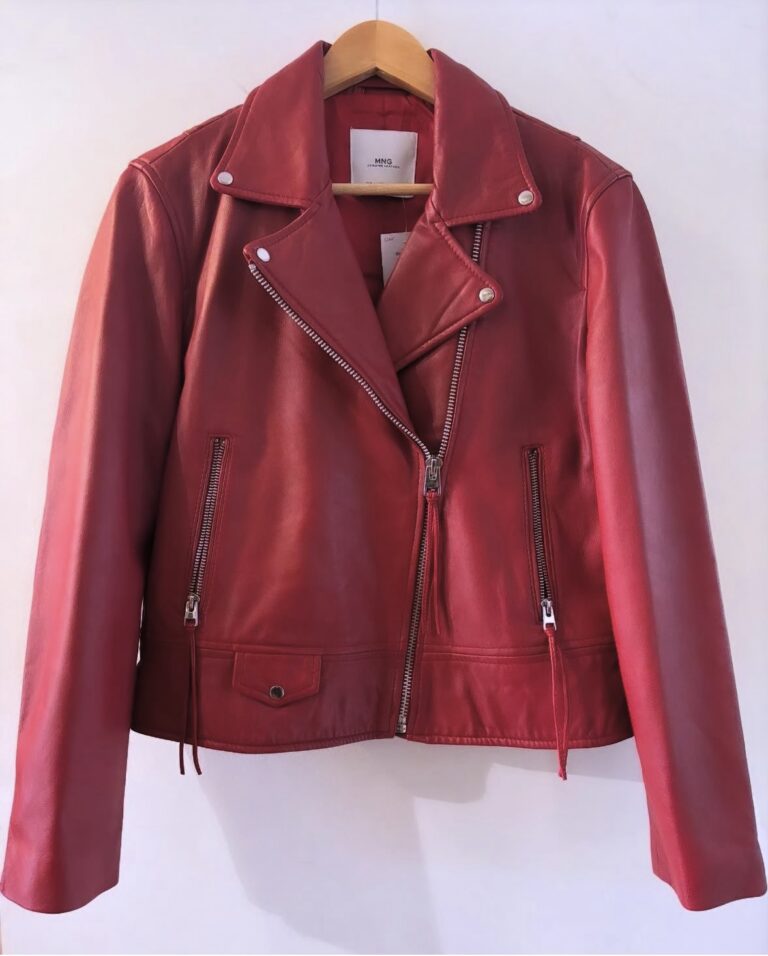 Blouson cuir MANGO